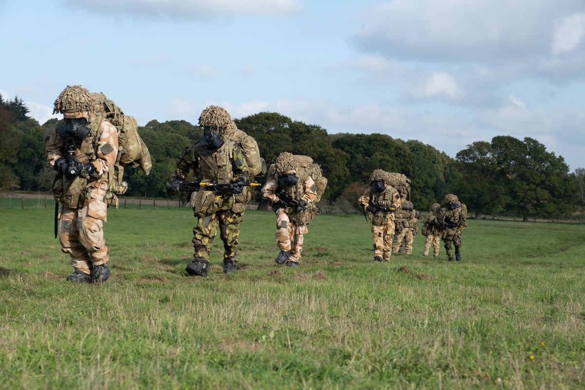 Land forces training exercise
